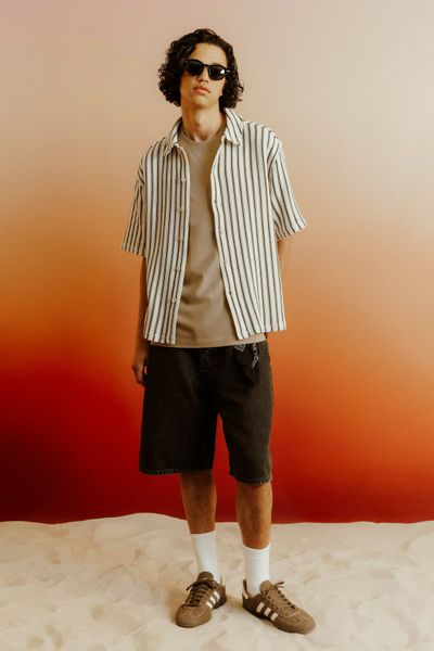 Ensemble "Chemise textur&eacute;e & Bermuda"